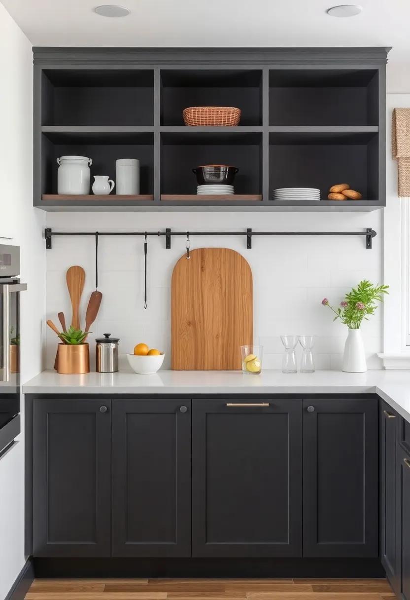 Opting for Open‍ Shelving to​ Display Culinary ⁢Essentials and Decor