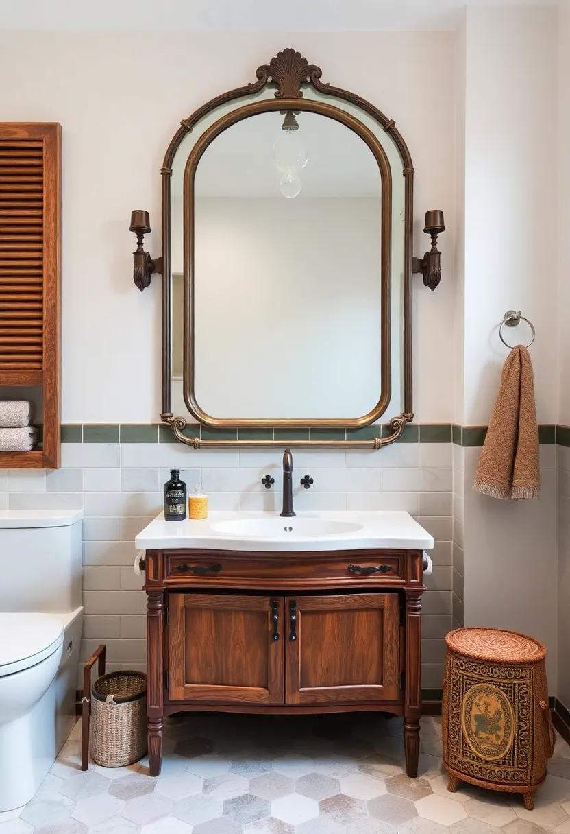 Incorporating Unique Mirrors to ​Enhance Both Modern and Vintage Features