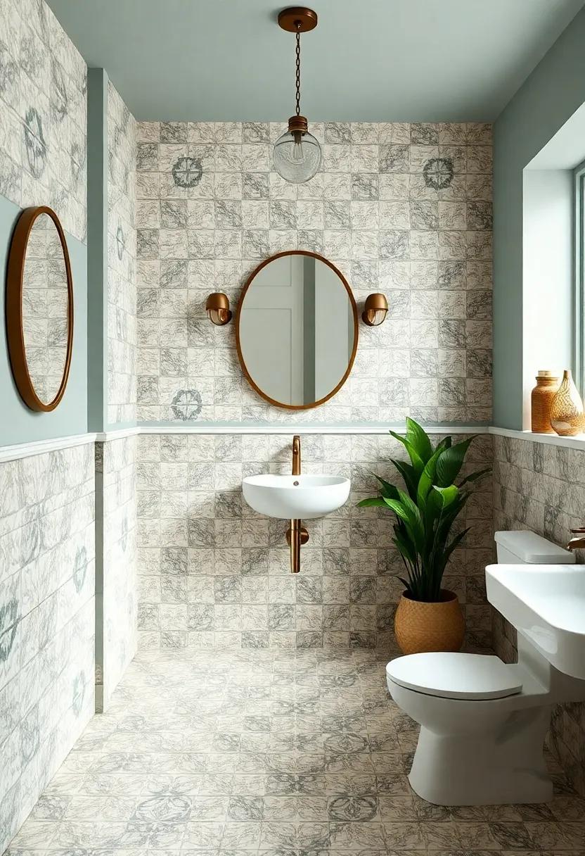 Tiling⁢ Options: Blending ⁢Vintage Patterns ⁤with Contemporary ⁢Shapes