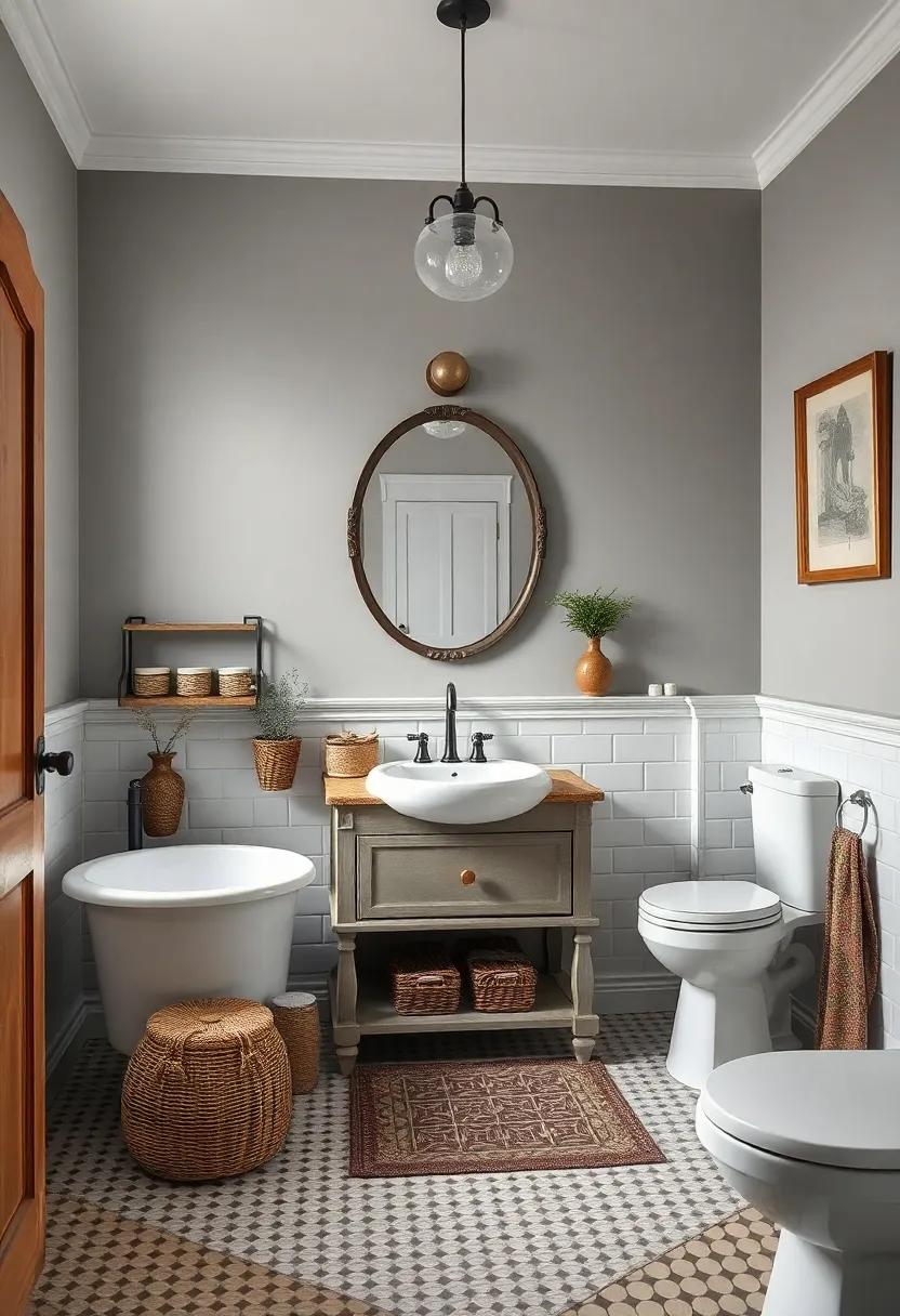 Incorporating ‍Antique Furniture as Unique Storage ⁤Solutions in ⁣the Bathroom