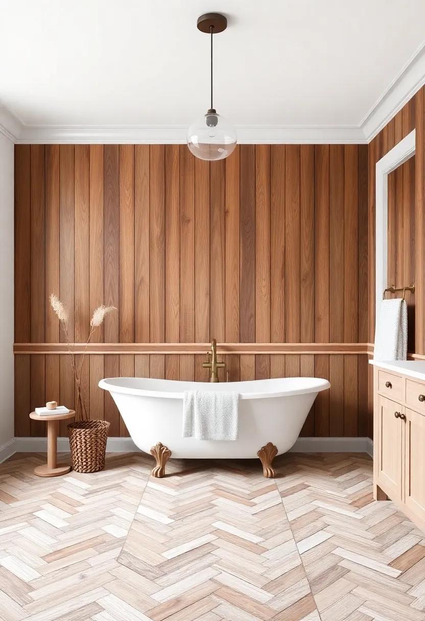 Classic Herringbone Patterns ⁣in Flooring for Timeless Farmhouse ⁣Elegance