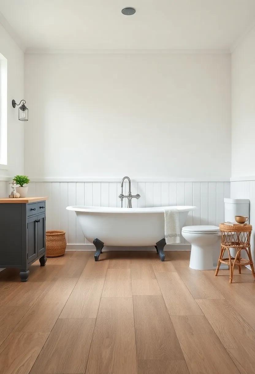 Stylish Laminate Flooring that Mimics Traditional Farmhouse Aesthetics