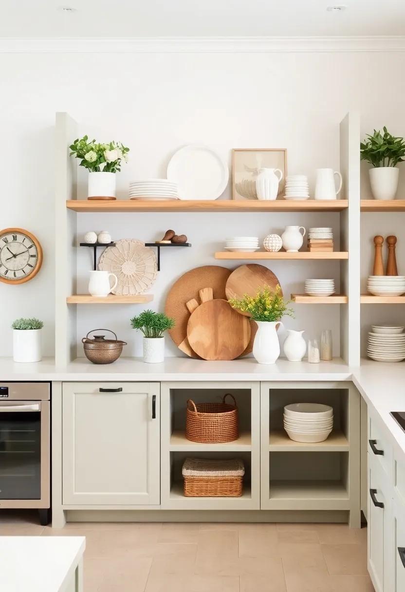 Charming Open Shelving:‌ Displaying Decor with Practical Flair