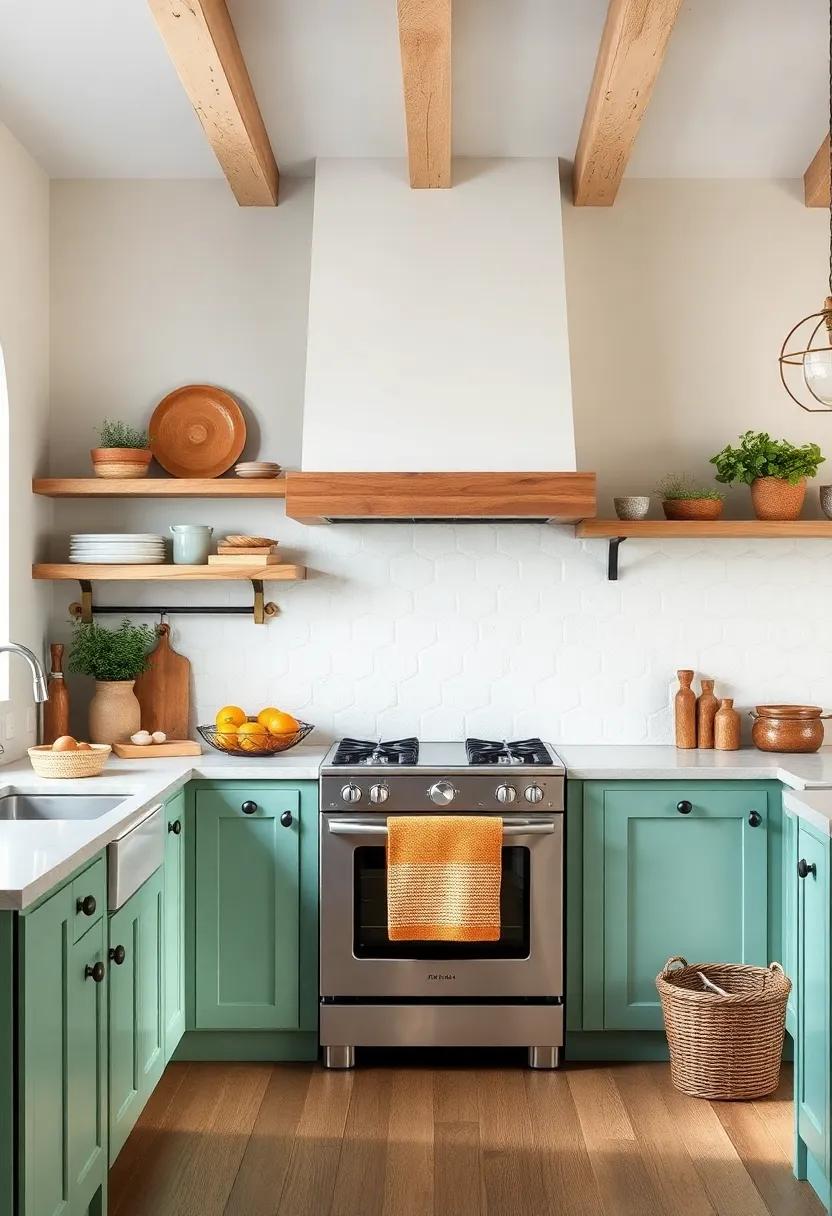 Colors Taken from nature: the ⁣Palette​ of Rustic Kitchen Design