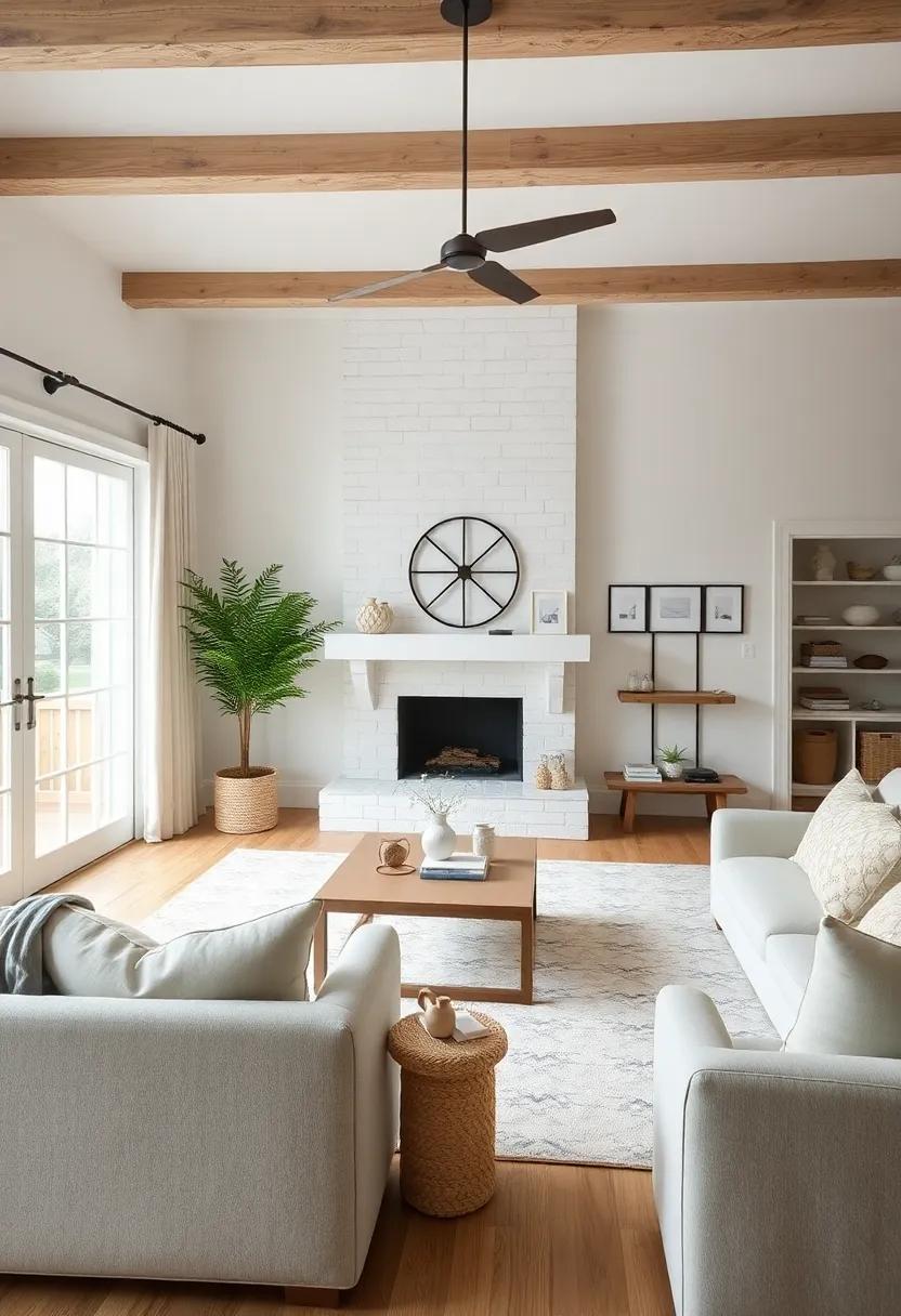 Celebrating the Beauty of Simplicity in Farmhouse​ Living Room Design