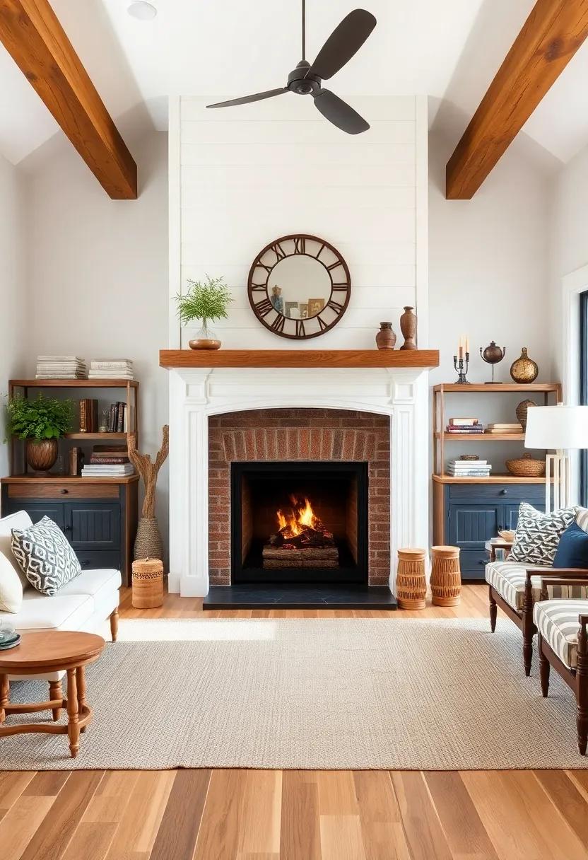 Fireplaces as Focal Points ‌That Marry ​Tradition with Modern Flare