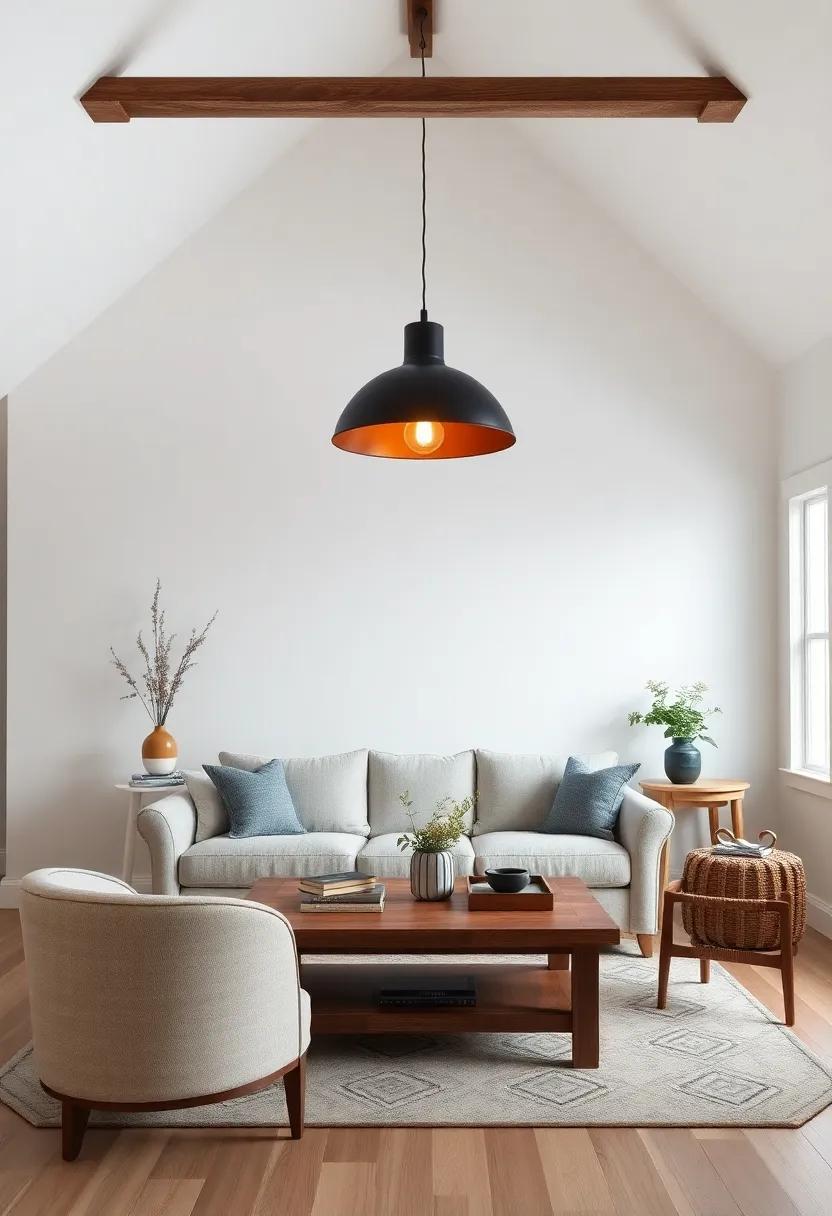 Bold Pendant Lights⁢ as ⁤Statement‍ Pieces Above the Coffee Table