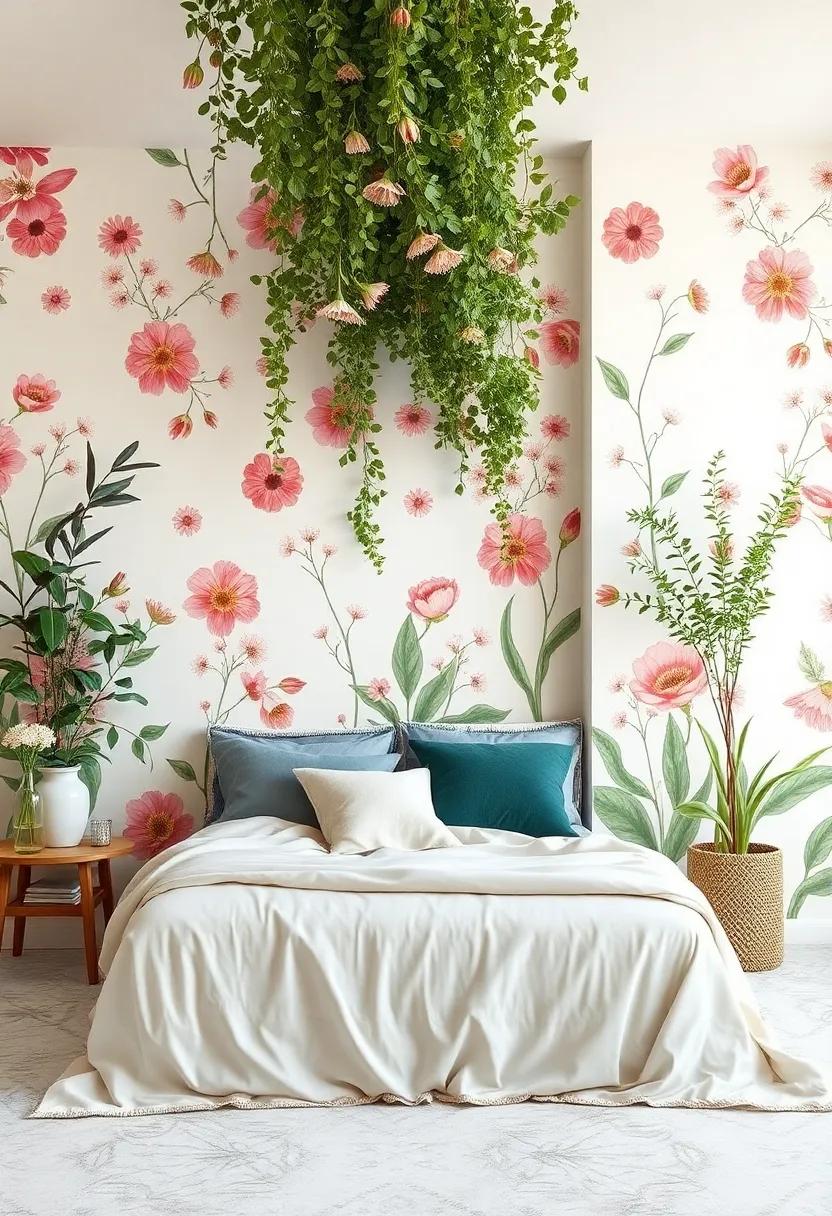 Harmonizing Nature: Using Floral Wallpapers to Create indoor Garden‌ Gardens