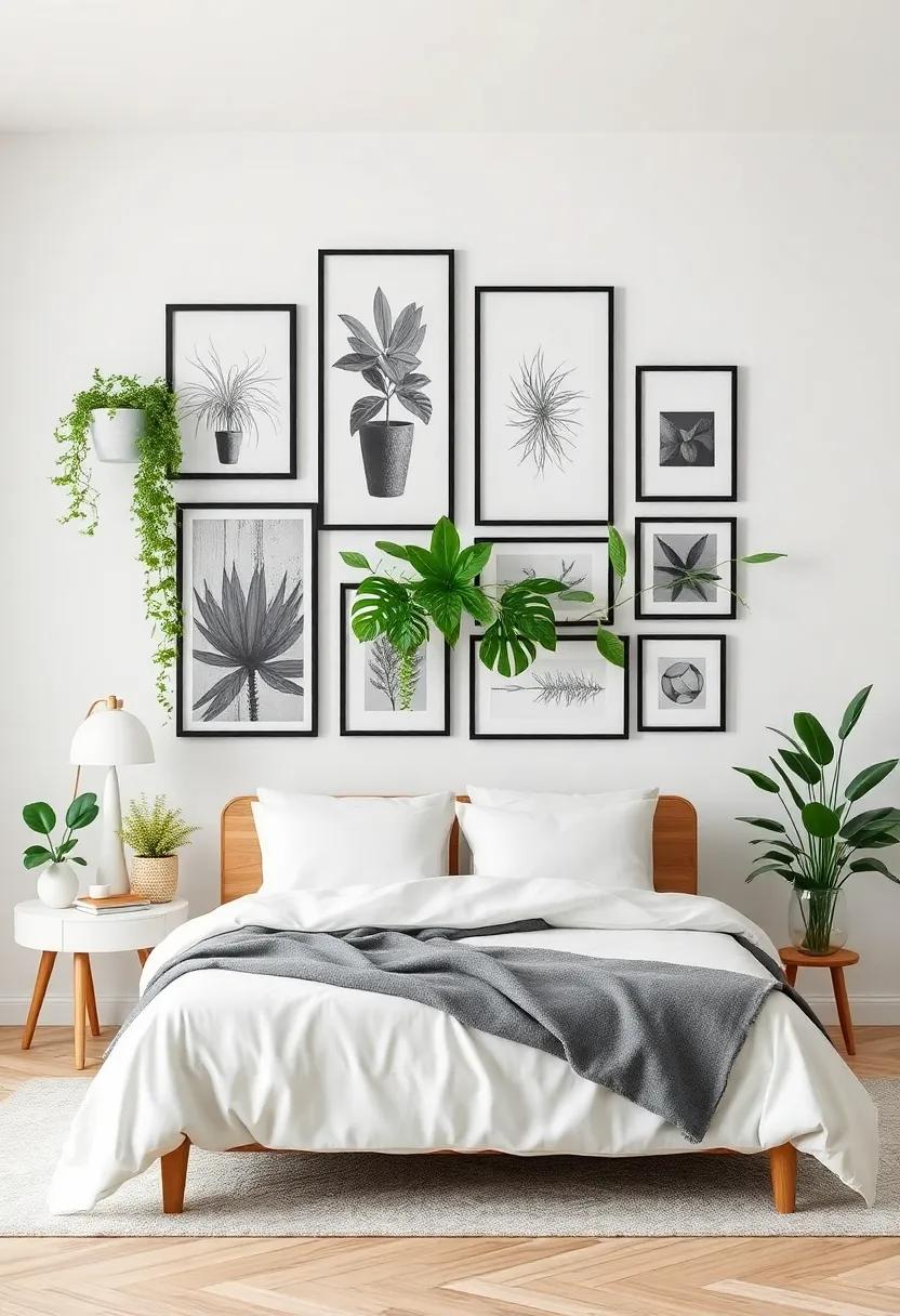 add a Touch of Nature: Incorporating Plants and Greenery into Your Gallery Wall