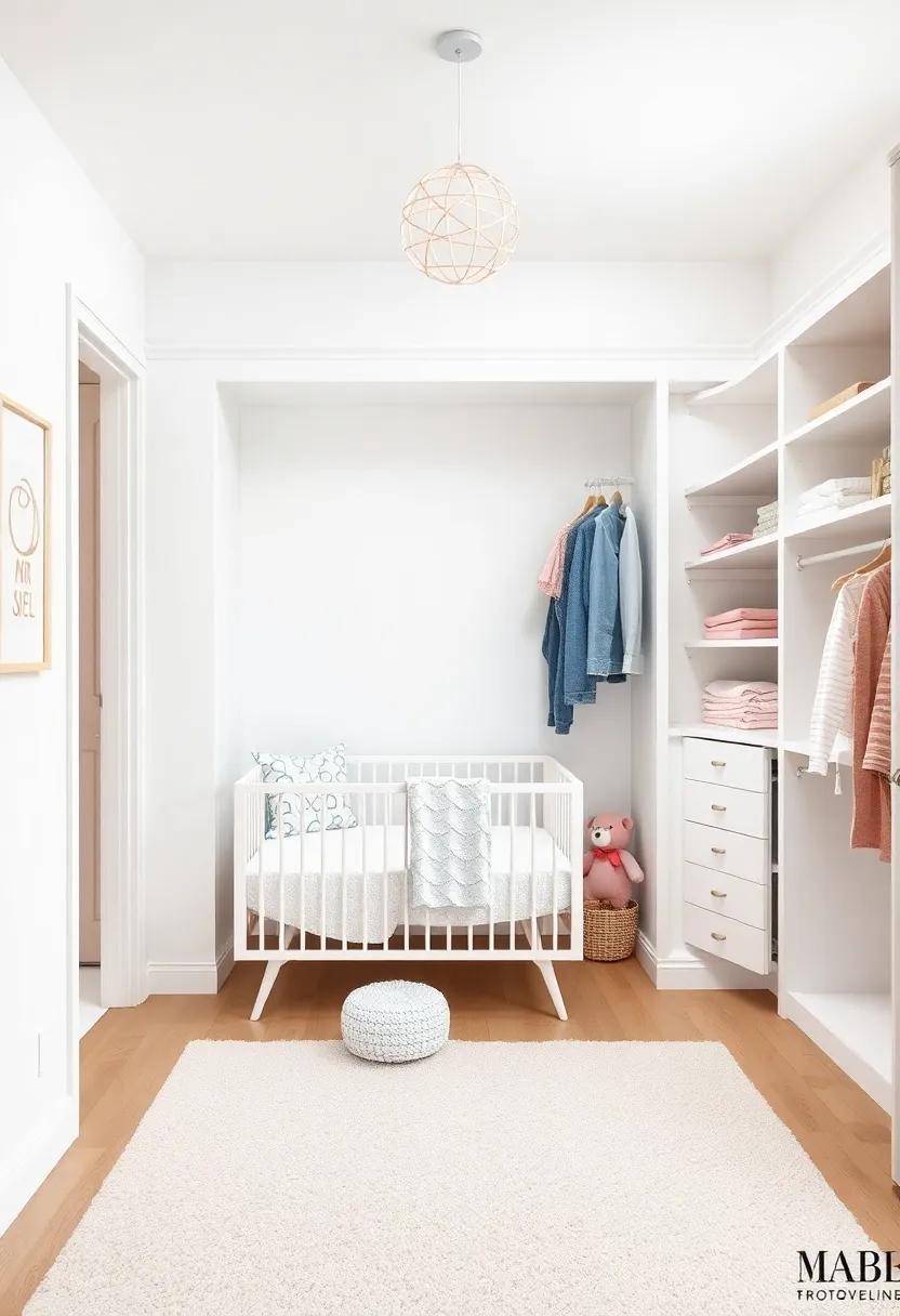 Functional‍ Closet⁢ Layouts for Optimizing Small ⁣Nursery Spaces