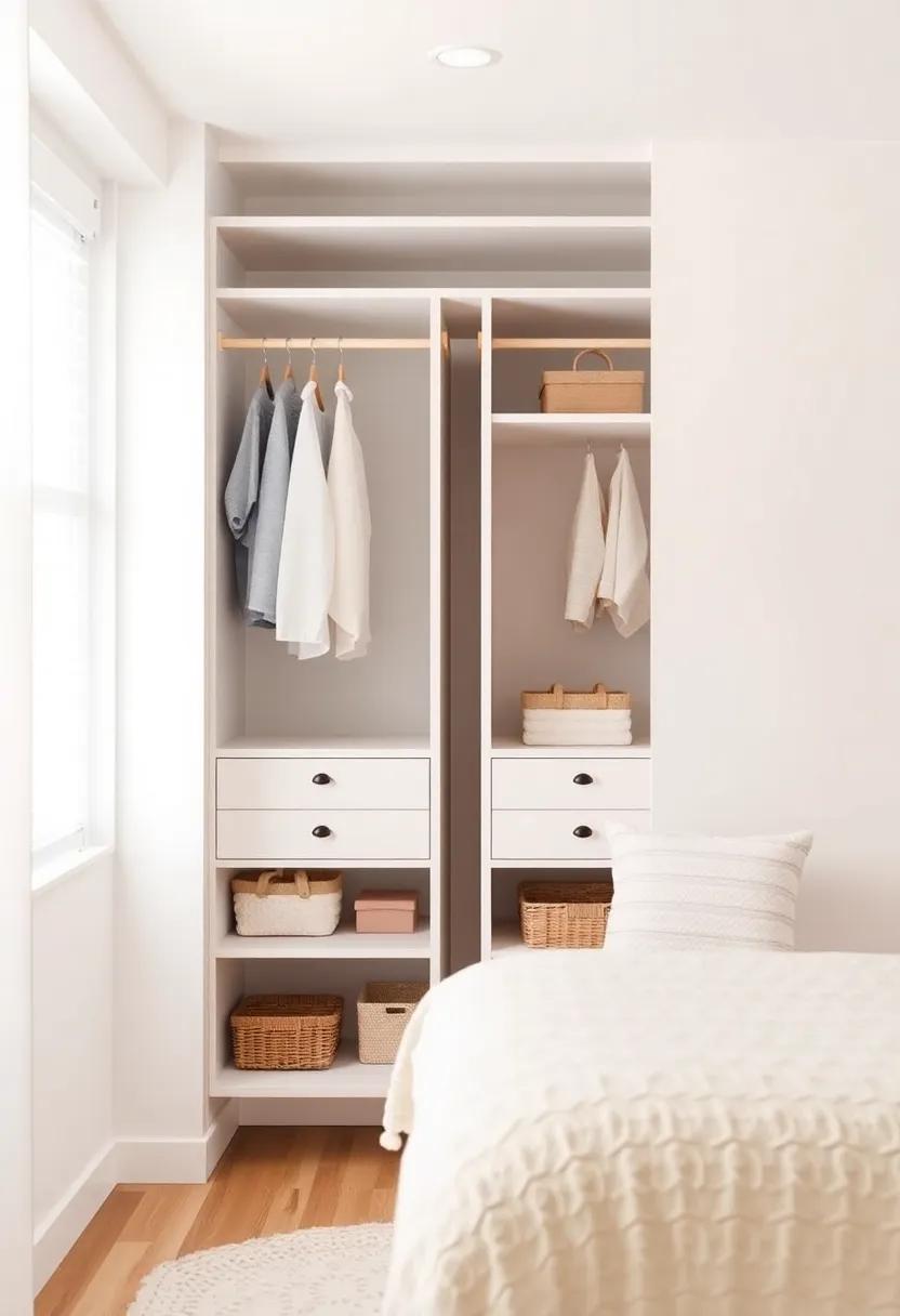 Subtle Closet ⁤Dividers​ for Clarity in Organization