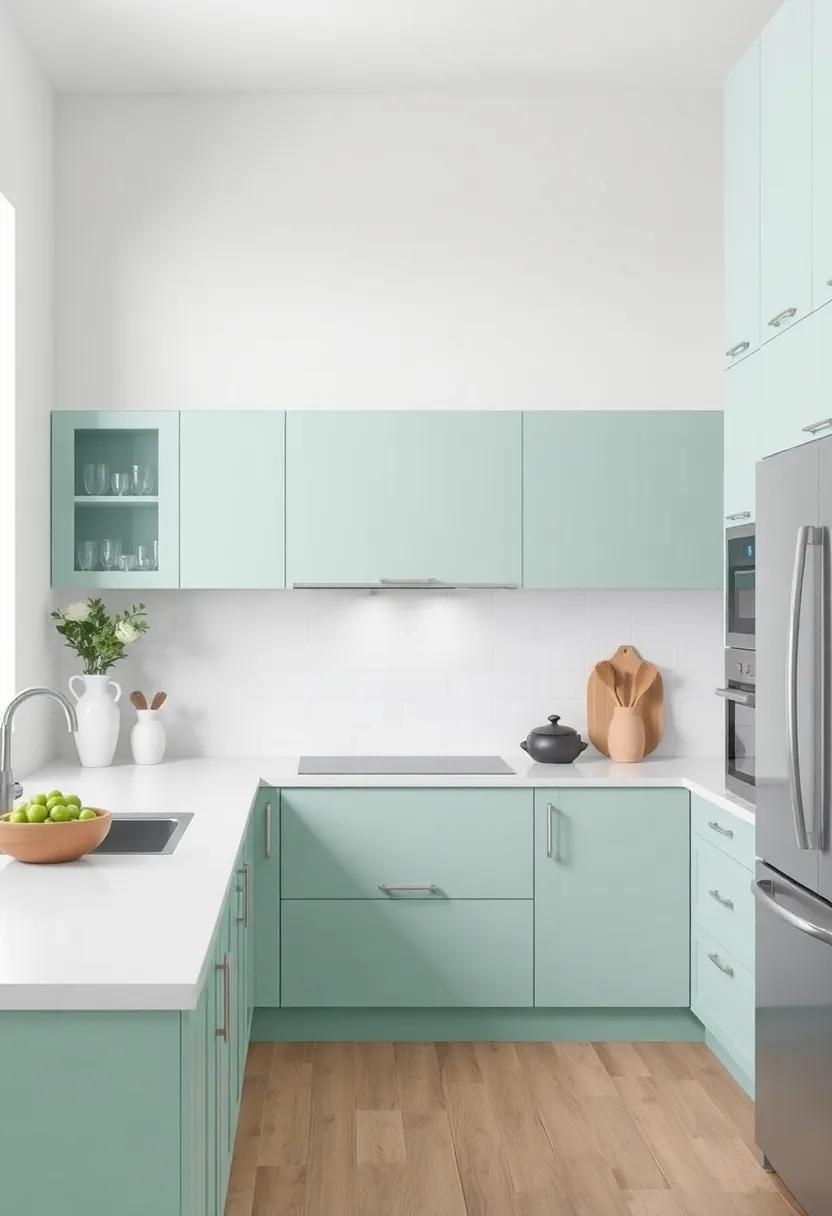 playful Pastel Colors ​That​ Harmonize With Gray Kitchen Cabinets