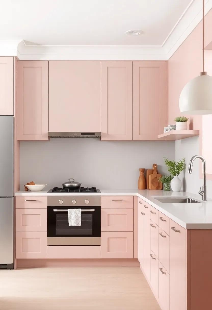 Soft Blush Pink for‍ a Charming and Inviting Kitchen Ambiance