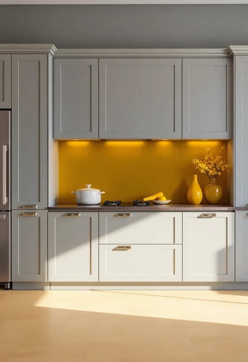 Dynamic Mustard ​Yellow for a Pop of‌ Color That energizes Your Kitchen