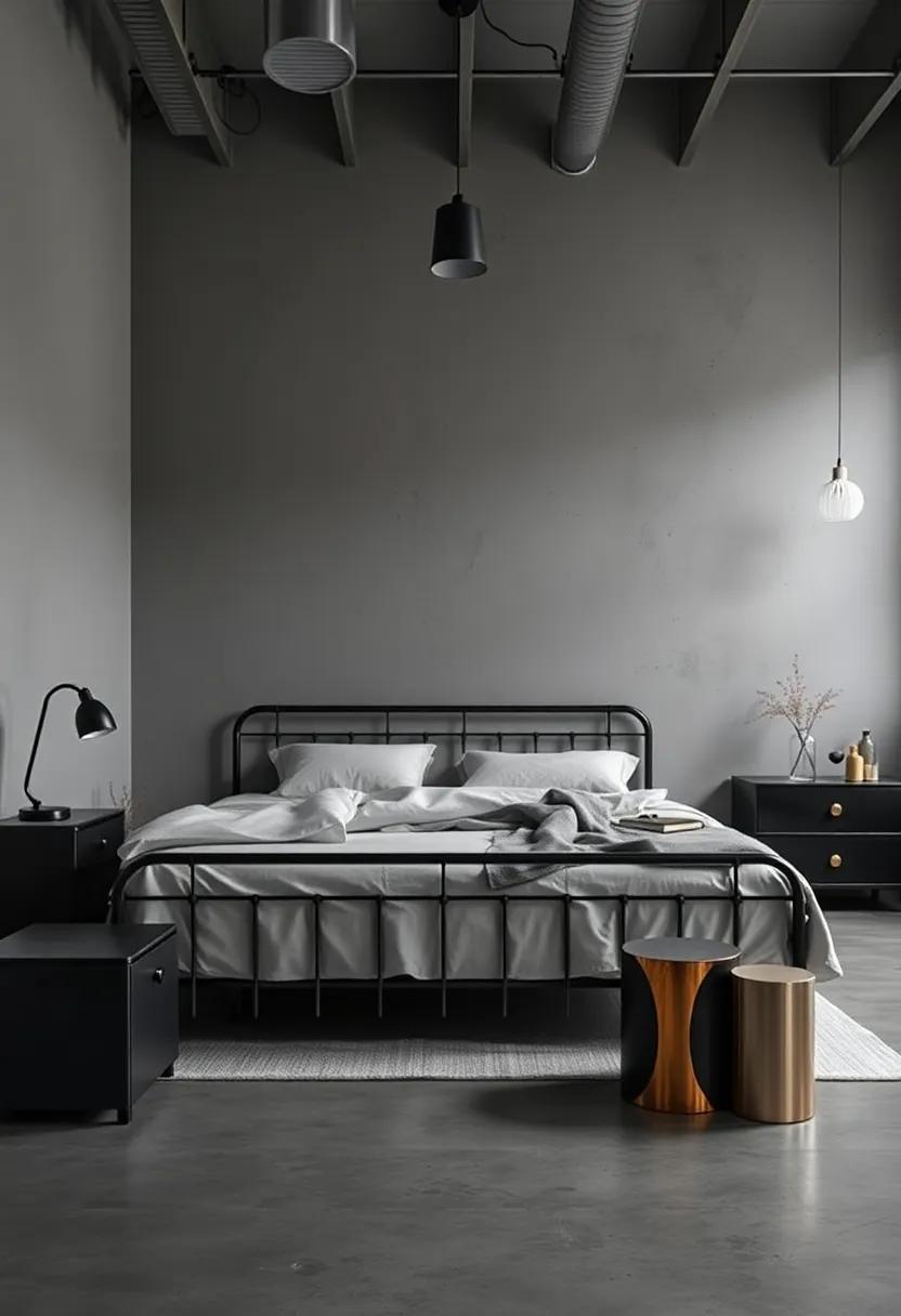 Embracing the⁣ Raw Beauty of Metal in Contemporary‌ Bedroom Design