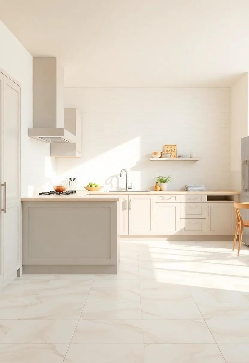 How Cream⁢ Kitchen Floor Tiles Enhance Natural Light and Space Perception