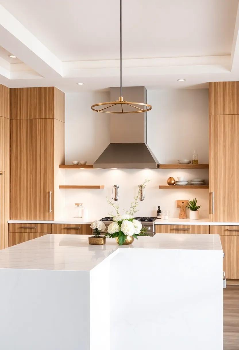 Elevate‌ Your Space With a Chic Marble Top Kitchen Island Design