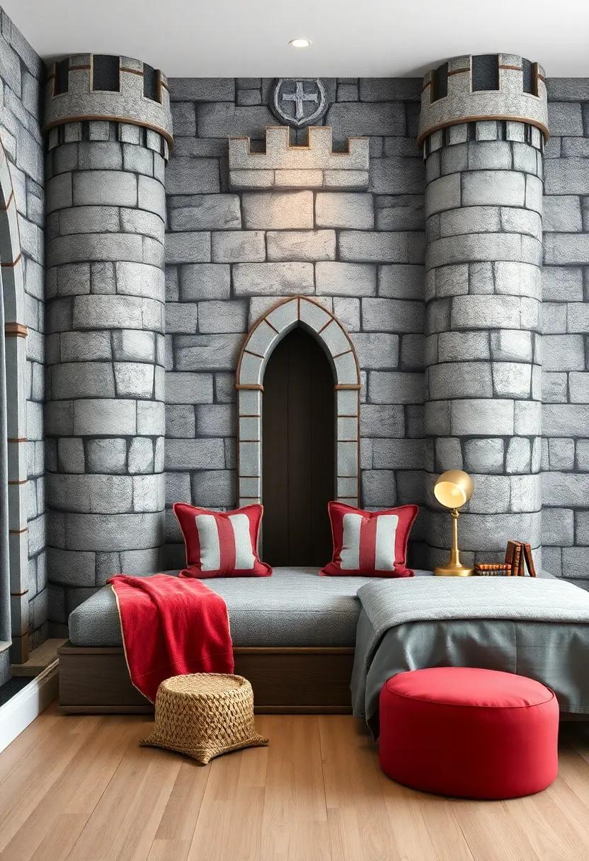 Epic Wall Murals:⁢ Transforming ⁤Your Room into a Castle Keep