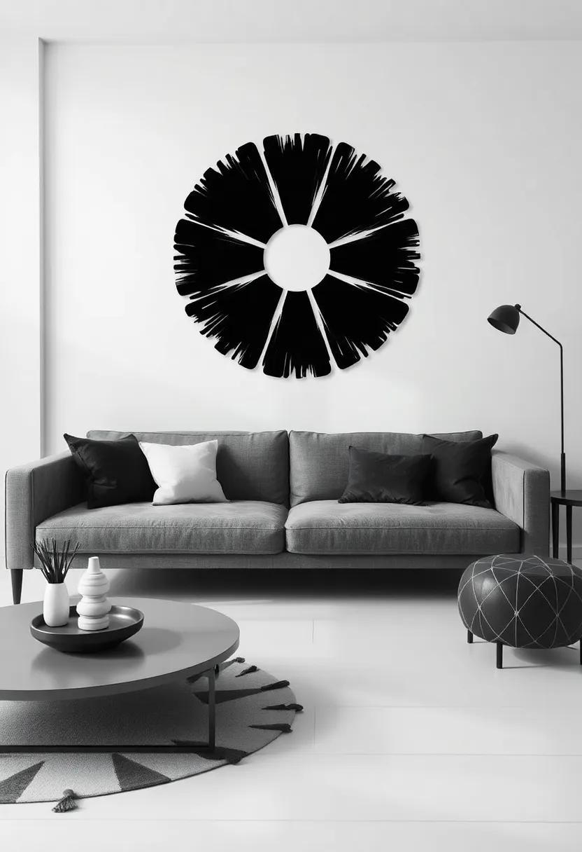 Dare to Go Monochrome‌ With Stylish Black and White⁢ Wall‍ Decals for Modern Elegance