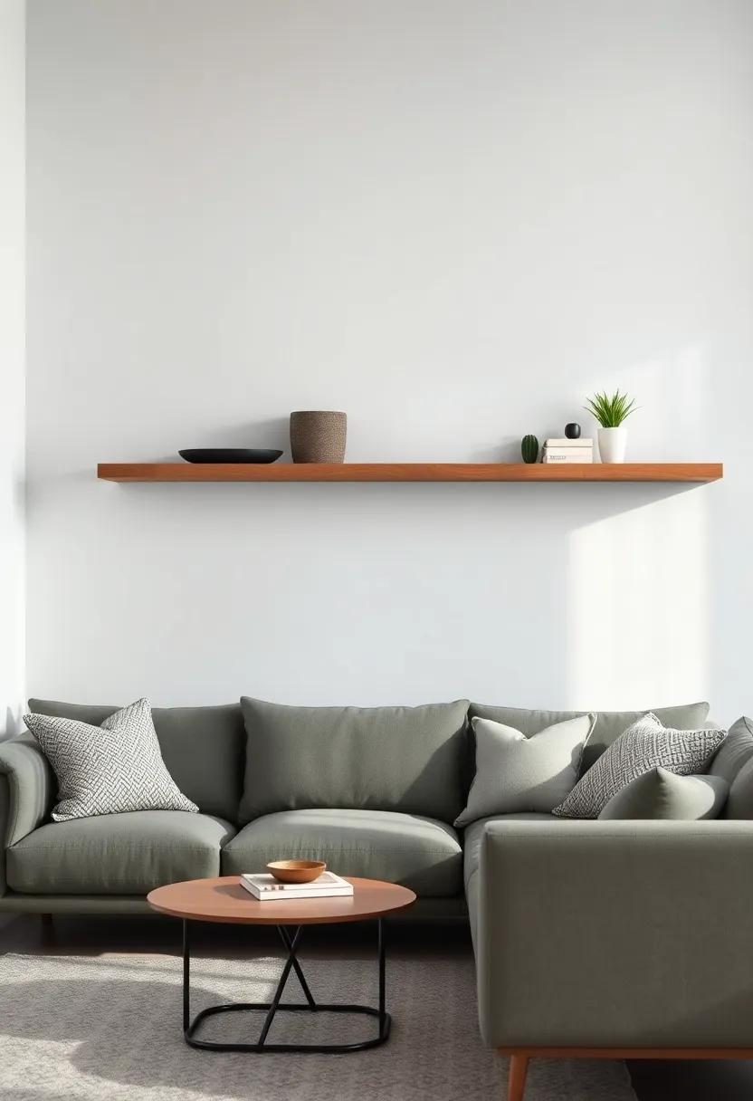 Highlighting Stylish Accessories:‌ Floating Shelves for Personal Touches