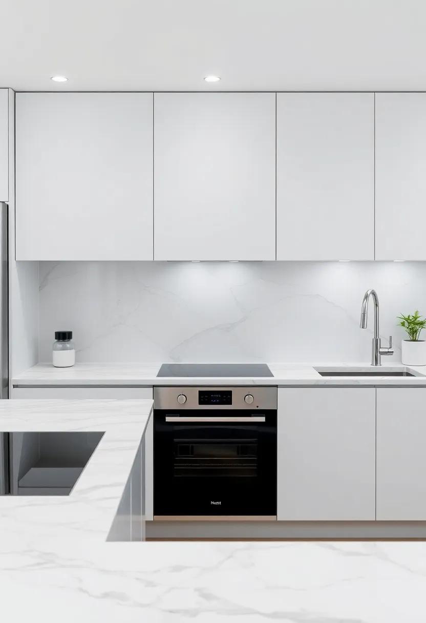 The Intersection of ‌Technology⁣ and Marble ‍in Contemporary⁣ Kitchens