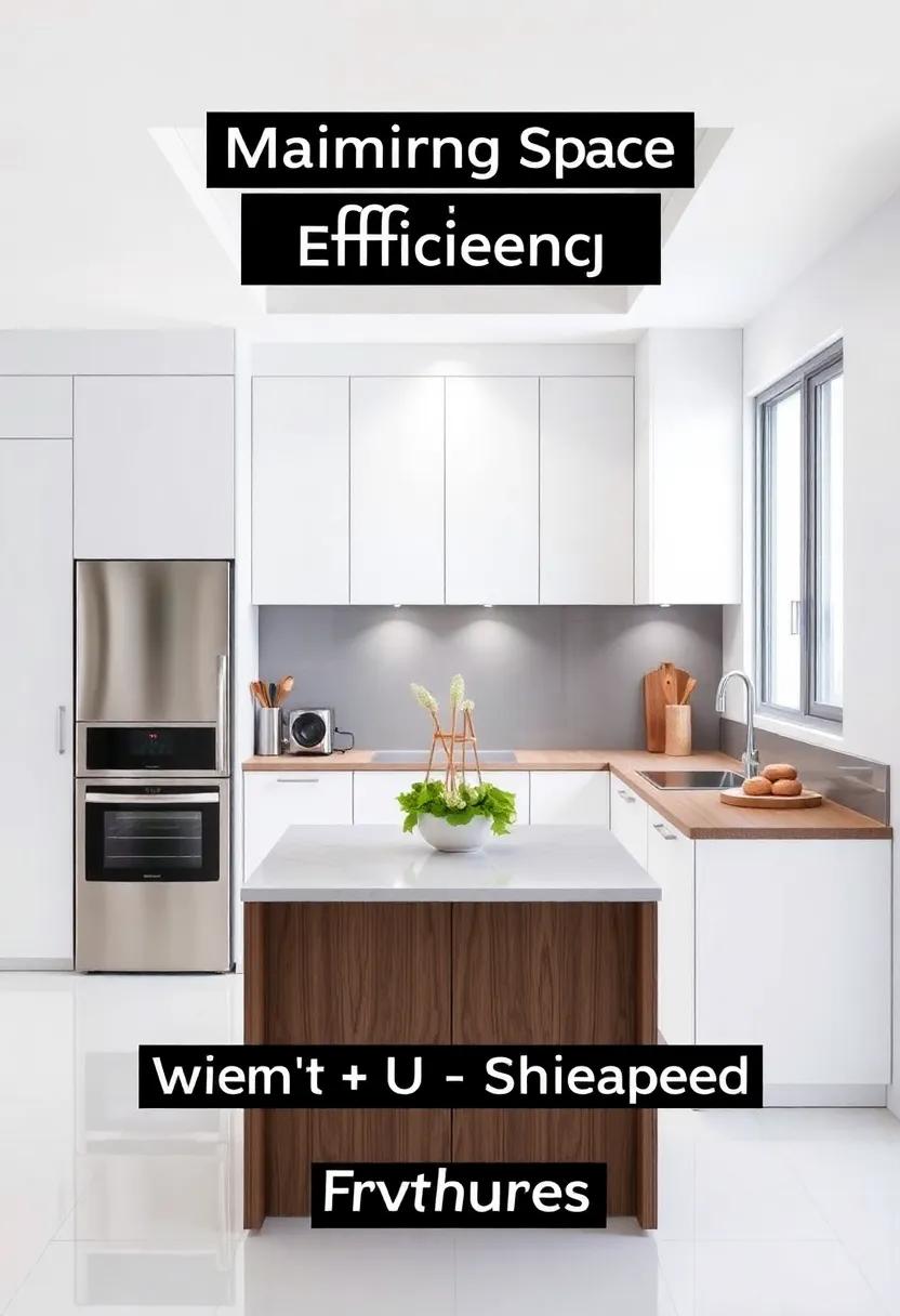 Maximizing Space Efficiency with Smart U-Shaped⁣ Kitchen Features