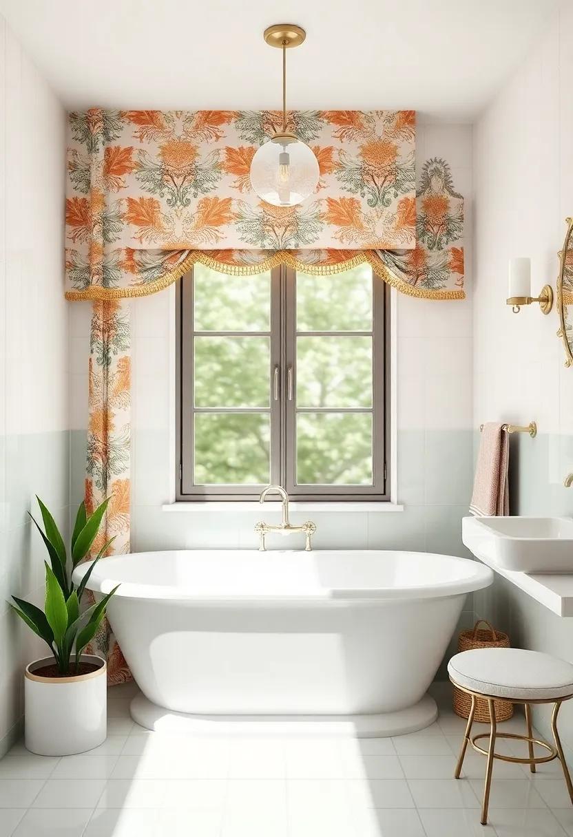 Window Treatments that Embrace⁢ Retro Patterns and‌ Fabrics