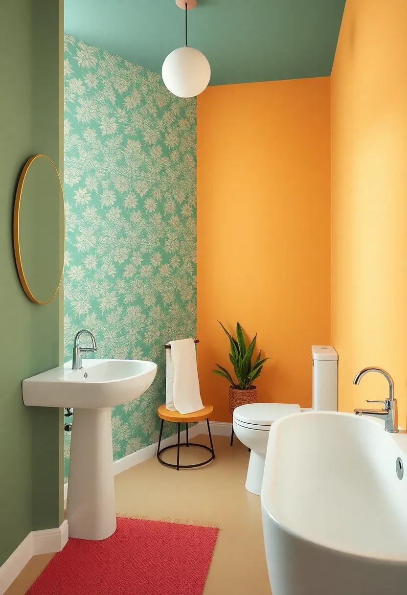 Embracing Bold‌ Wallpaper Choices for a Retro Revival