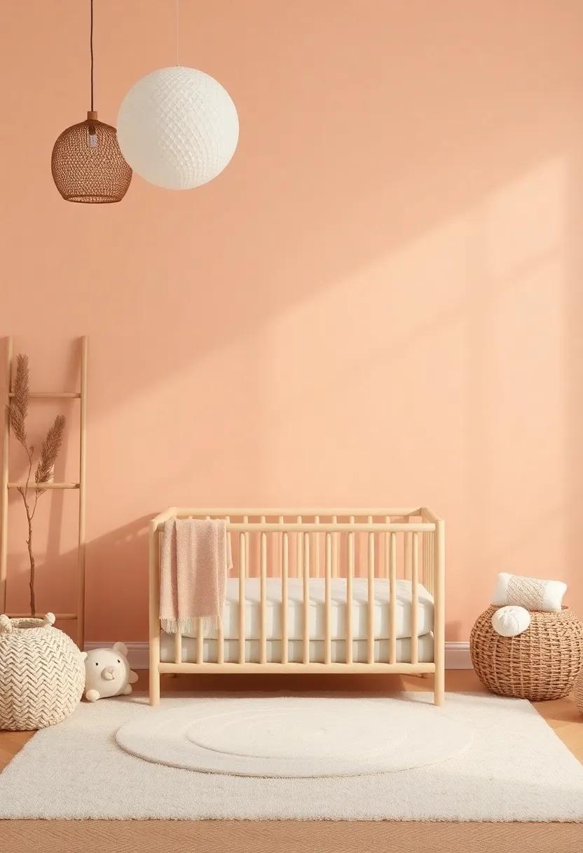 Embracing a Warm Color palette to ⁣Create a Cozy Rustic Girls Nursery