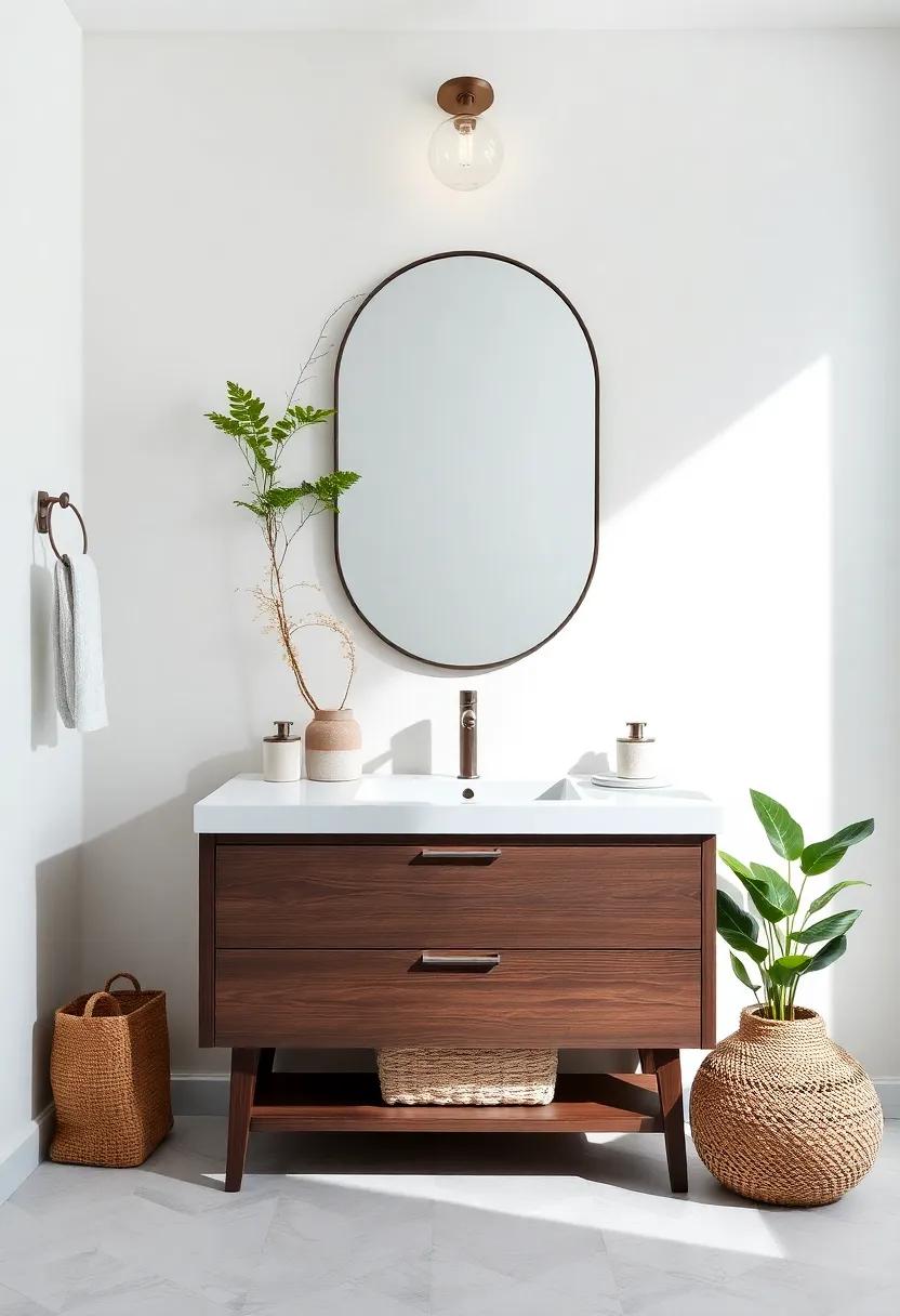 Nature-Inspired Decor to create a Refreshing Vanity Ambiance