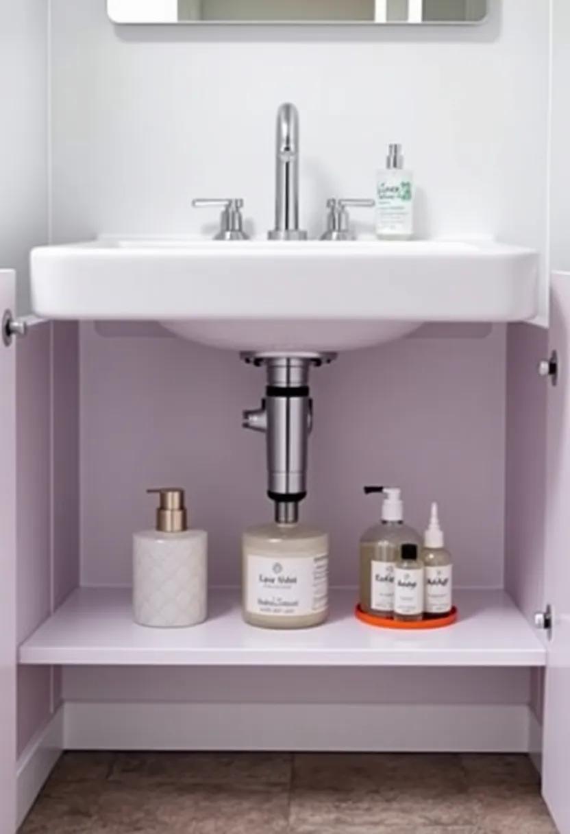 Utilizing​ the‍ Underside ‍of the sink for Clever Storage Solutions