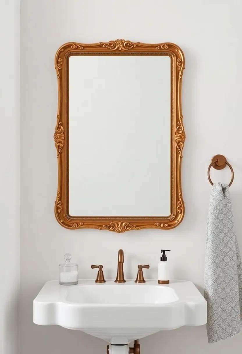 Infuse Elegance With Vintage Mirrors as Eye-Catching Focal‍ points