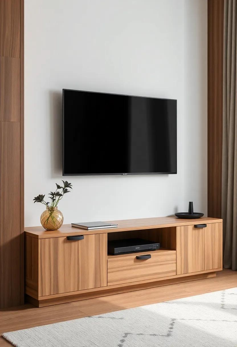 Stylish TV ⁣Units⁤ with Built-In Workspaces for Dual Functionality