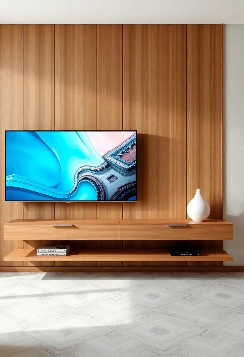 Innovative Floating TV Units ‌to Enhance Floor ‌Space