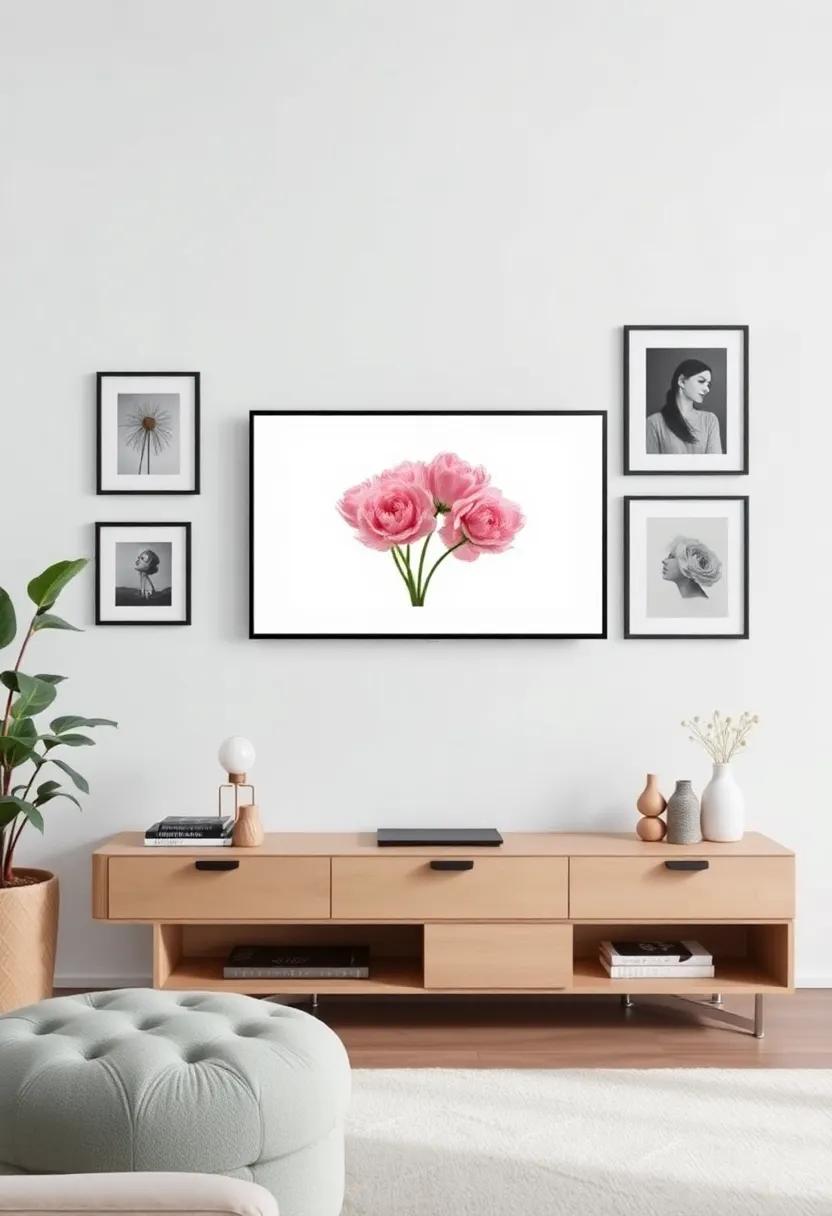 Crafting a Gallery Wall: TV Units That ‌Enhance Wall Art displays