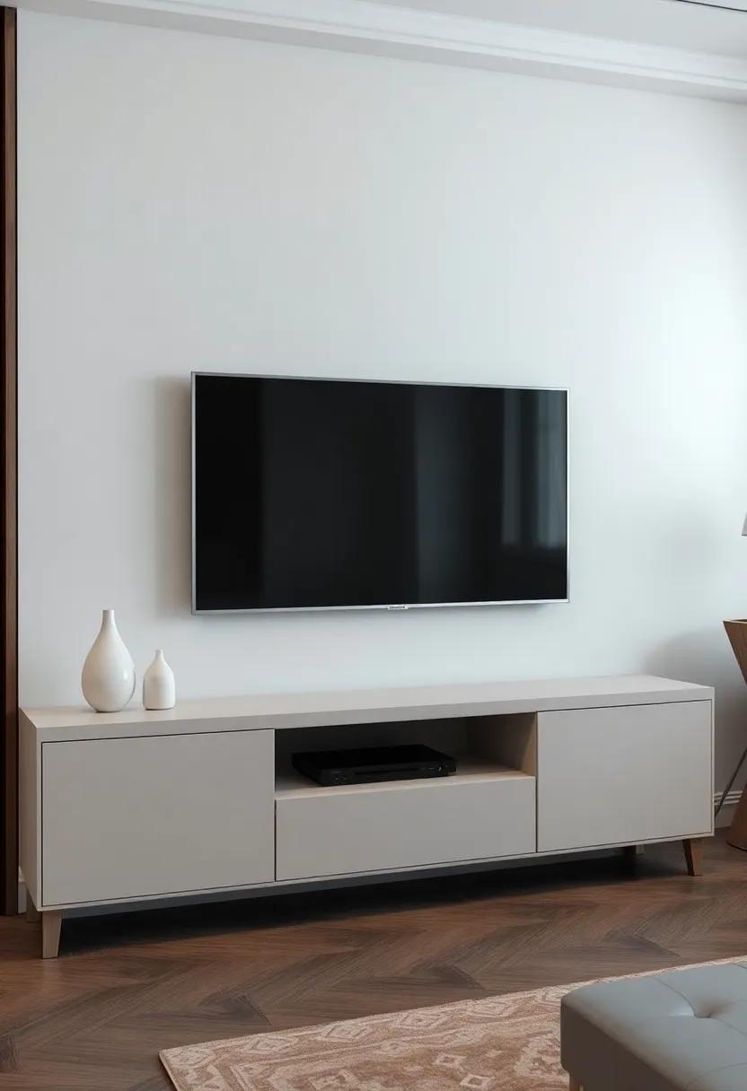 Luxurious TV‌ Units with Elegant Finishes for ‌Upscale living