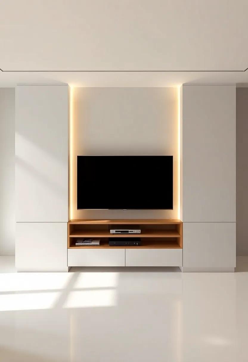 Incorporating Built-In Lighting to Enhance Your ⁤TV unit’s style