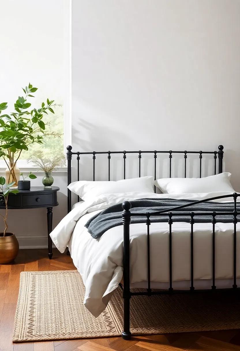 Bringing Nature Indoors with Vintage Iron Bed Designs