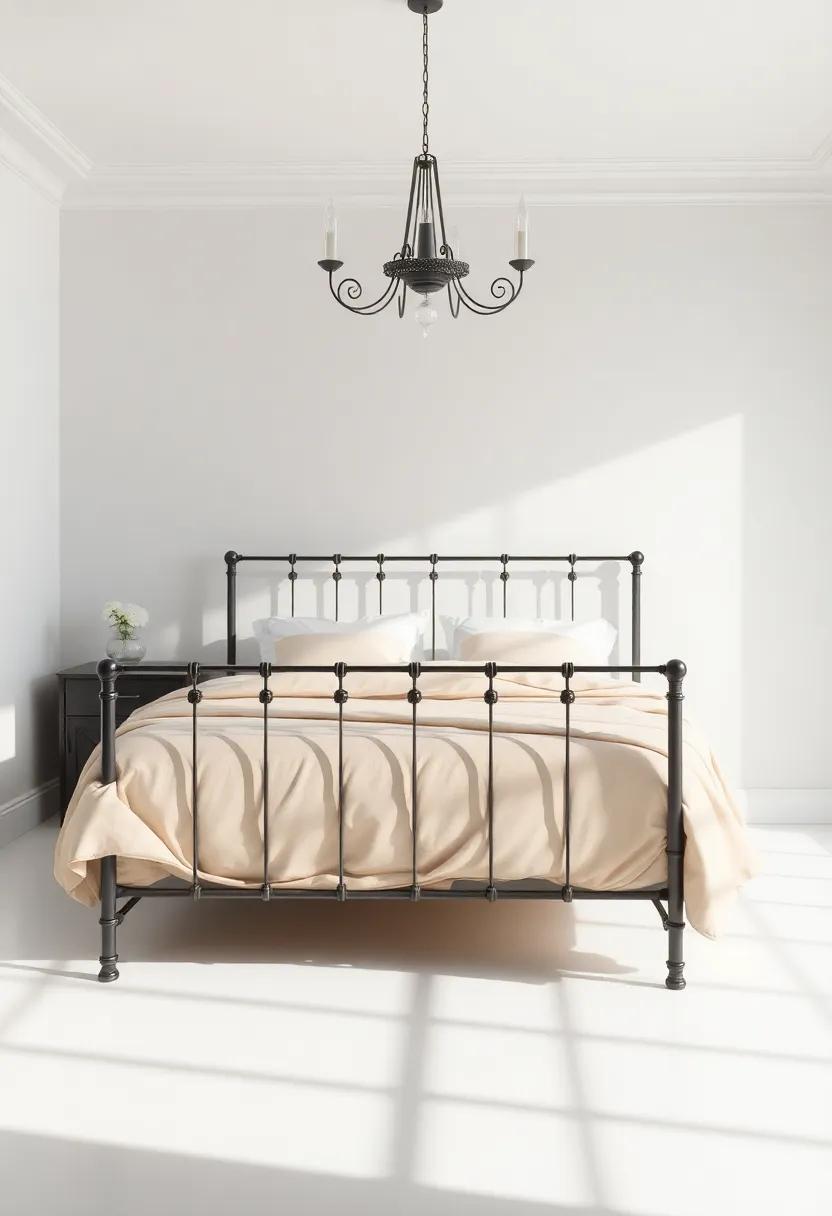 Nostalgic Bedroom Themes: Iron Beds ⁤as Focal Points