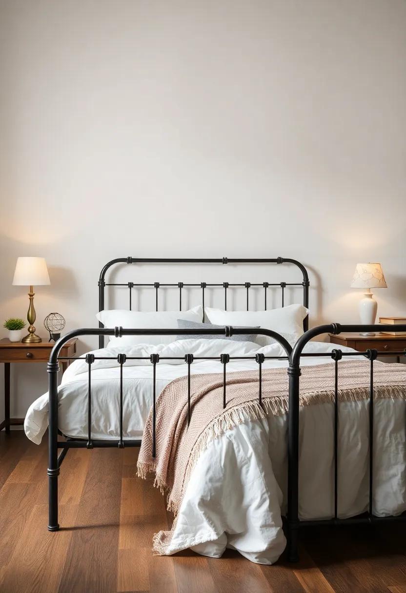 Personalizing Vintage Iron Beds with ⁢Creative Bedding Ideas