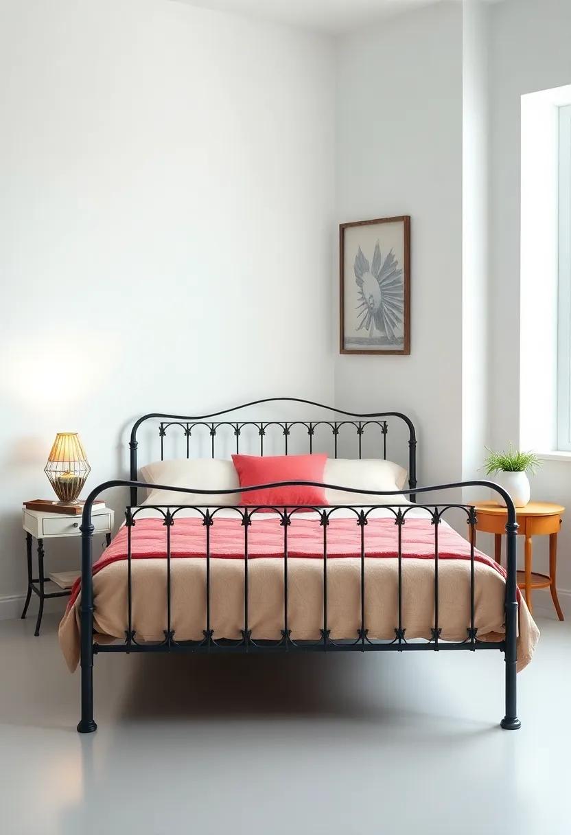 Transforming Small Spaces with Vintage Iron Bed Designs