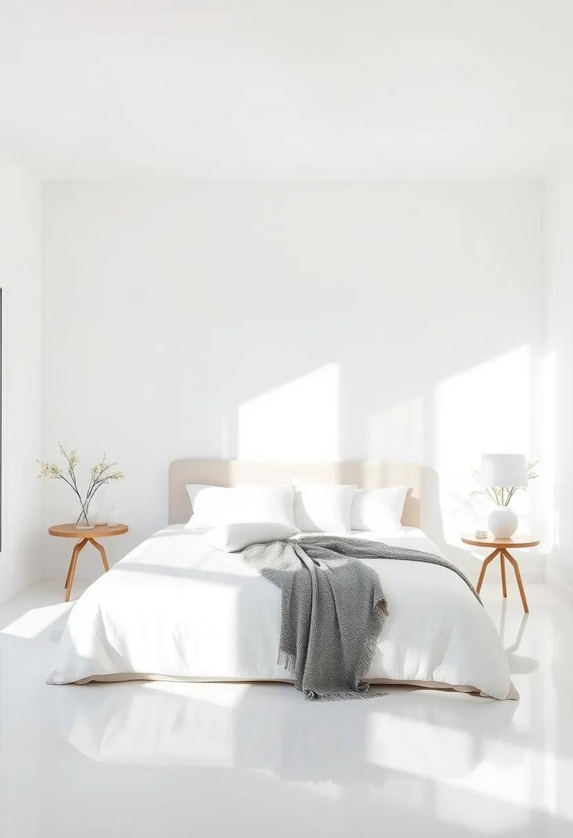 Luminous Reflections: Embracing Natural Light with White⁢ Walls and⁣ Decor