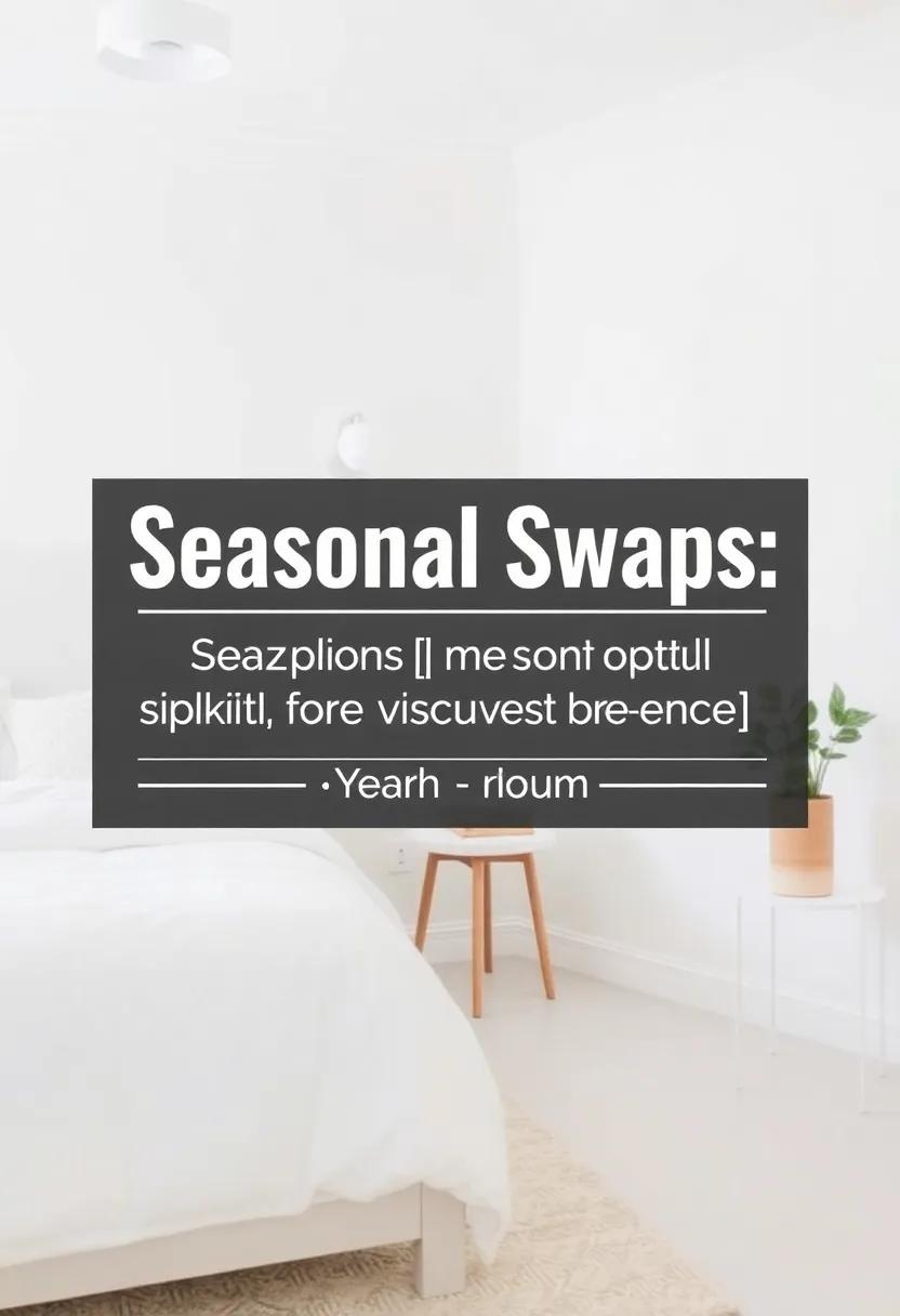 Seasonal Swaps: Adapting Your White Bedroom ⁤decor ⁢Year-Round