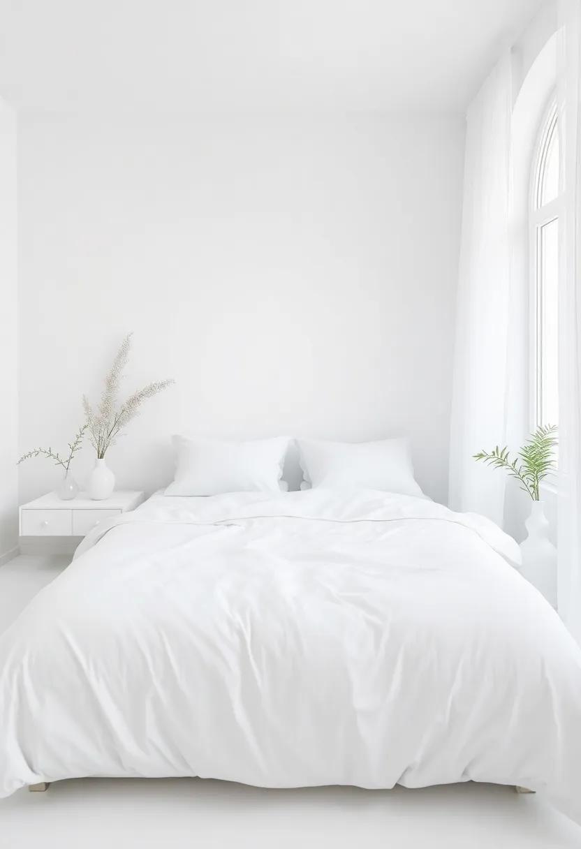 Sleep Sanctuary: Creating a Restful Atmosphere in a Serene⁣ White Retreat