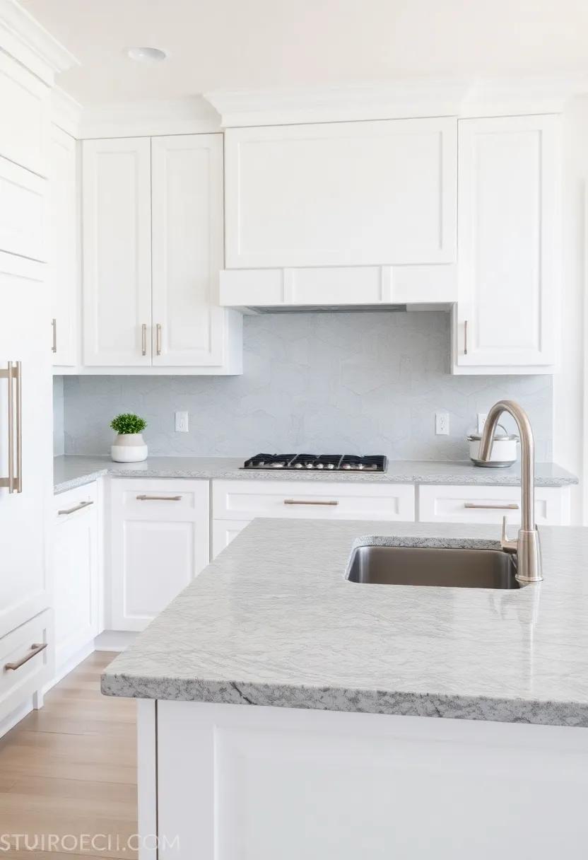 Sophisticated Accents: ‌Pairing ‍Hardware ⁢with White Cabinets and Gray Stone