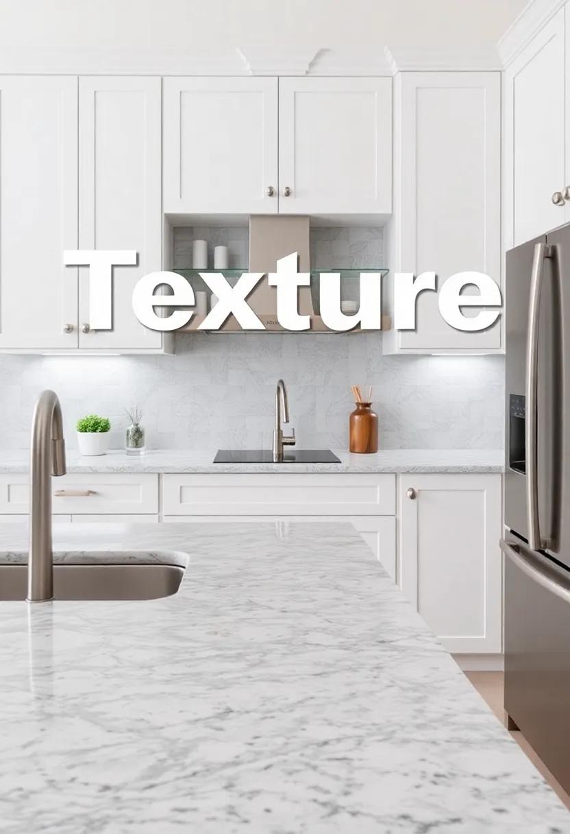 The⁤ Role of Texture: Adding Depth with Stone and Cabinet finishes