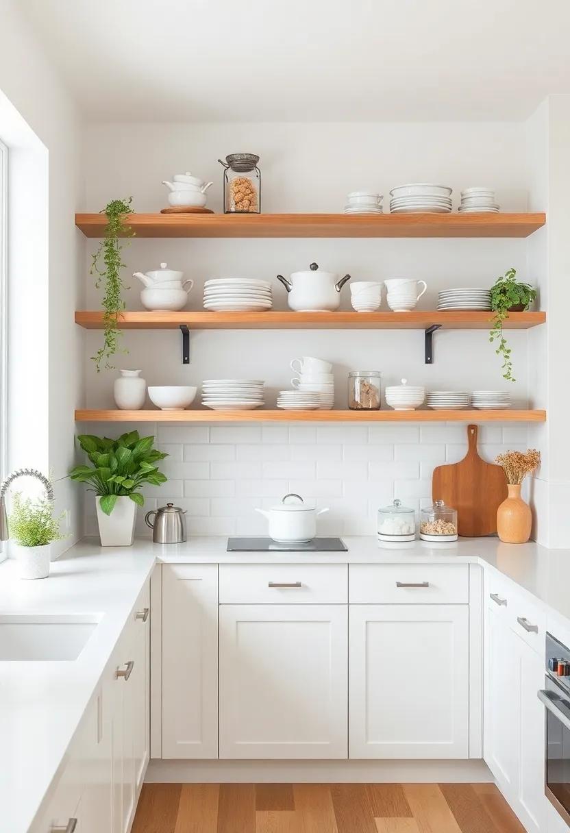 Charming Open Shelving Ideas for Displaying Cookware and Decor