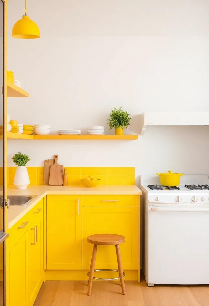 The Cheerful Palette: Combining Bright Yellow with complementary ‍Colors