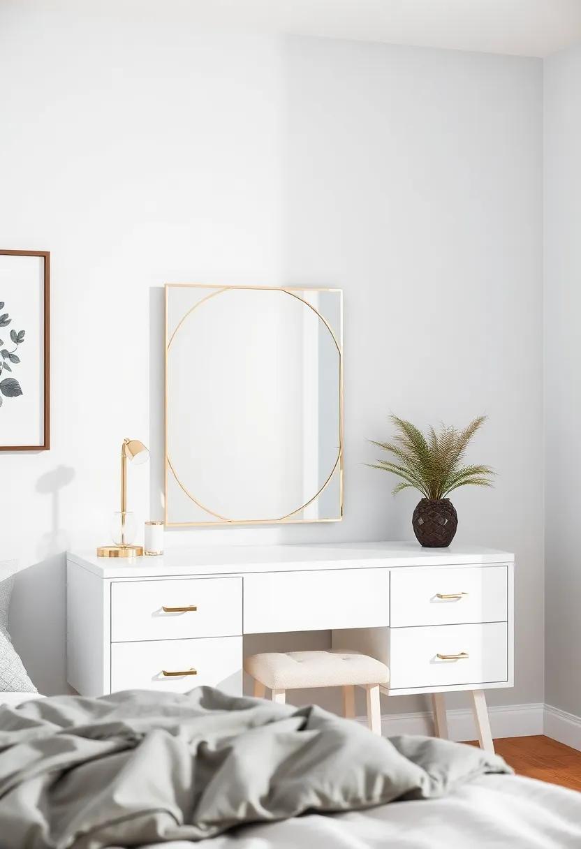 Transform Your Space: Inspiring Bedroom Decor Ideas Featuring a Vanity Mirror