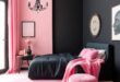 Embrace Chic Elegance: Black and Pink Girls Room Inspirations